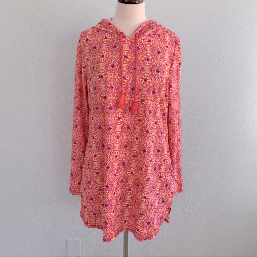 Aqua Et Sol Mandalla Cover-up Hoodie